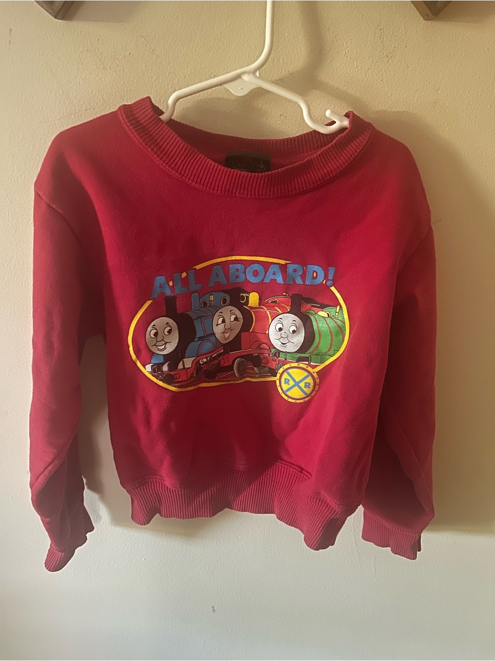 Vintage 2003 Thomas the Tank Engine Pullover w Back Detail